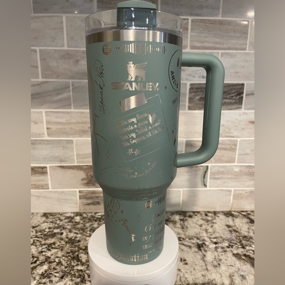 Taylor Swift Stanley Tumbler cup Rose Quartz 40 oz NEW laser engraved pick color - Picture 12 of 15